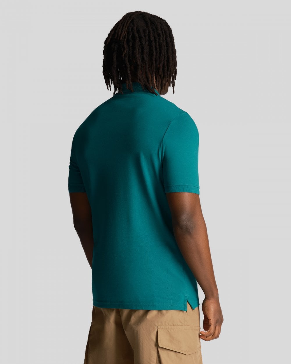 Lyle & Scott Embroidered Mens Polo Shirt - X154 Court Green
