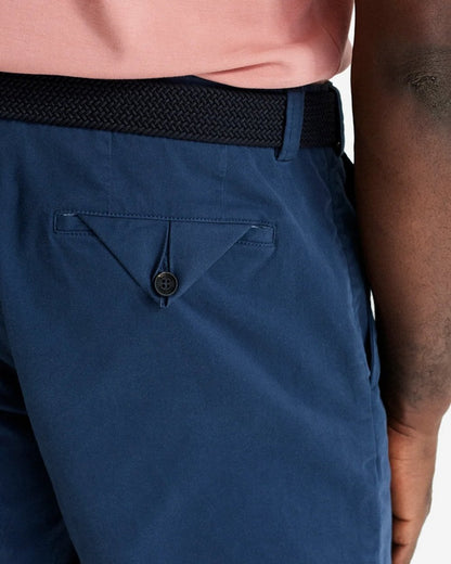Oliver Sweeney Frades Mens Italian Cotton Chino Shorts - Navy