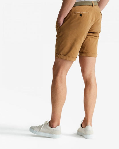 Oliver Sweeney Frades Mens Italian Cotton Chino Shorts - Tan