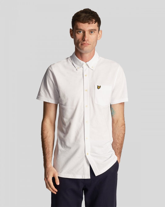Lyle & Scott Lyle & Scott Mens Short Sleeve Pique Shirt