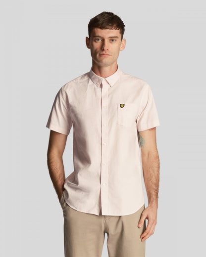 Lyle & Scott Mens Short Sleeve Oxford Shirt