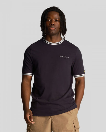 Lyle & Scott Lyle & Scott Embroidered Mens Tipped T-Shirt