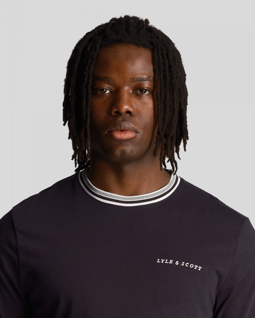 Lyle & Scott Lyle & Scott Embroidered Mens Tipped T-Shirt