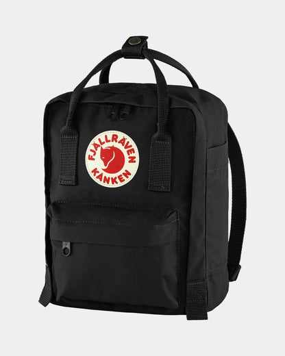 Fjallraven Kanken Mini Unisex Backpack - Black 550