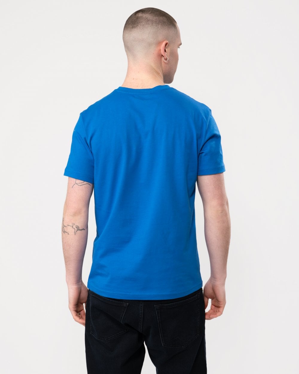 Emporio Armani Mens Logoband Beach T-Shirt - Royal