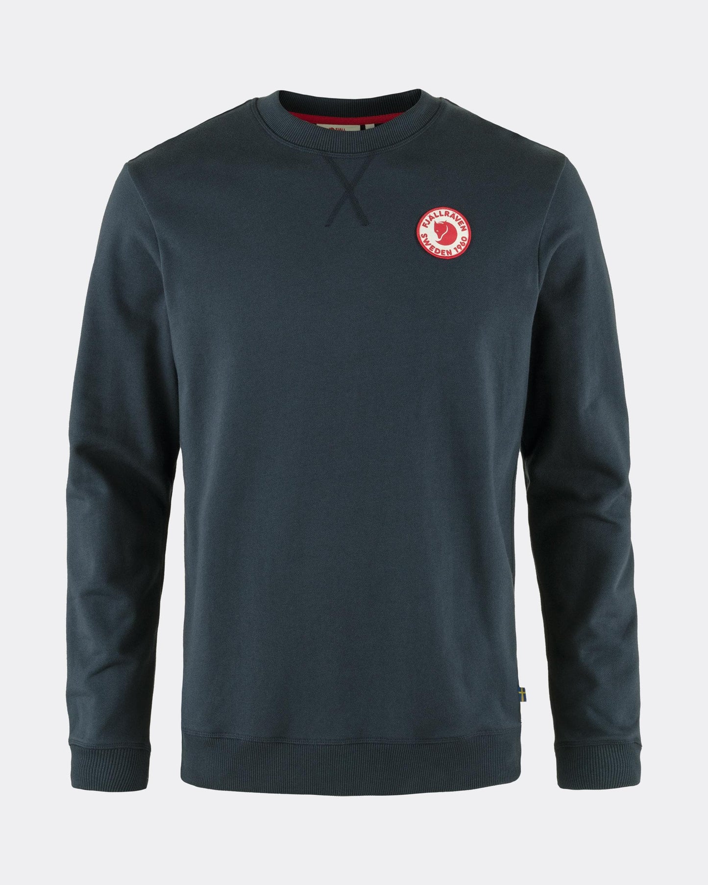 Fjallraven 1960 Logo Badge Mens Sweatshirt - Dark Navy 555