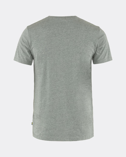 Fjallraven Logo Mens T-Shirt - Grey Melange 051