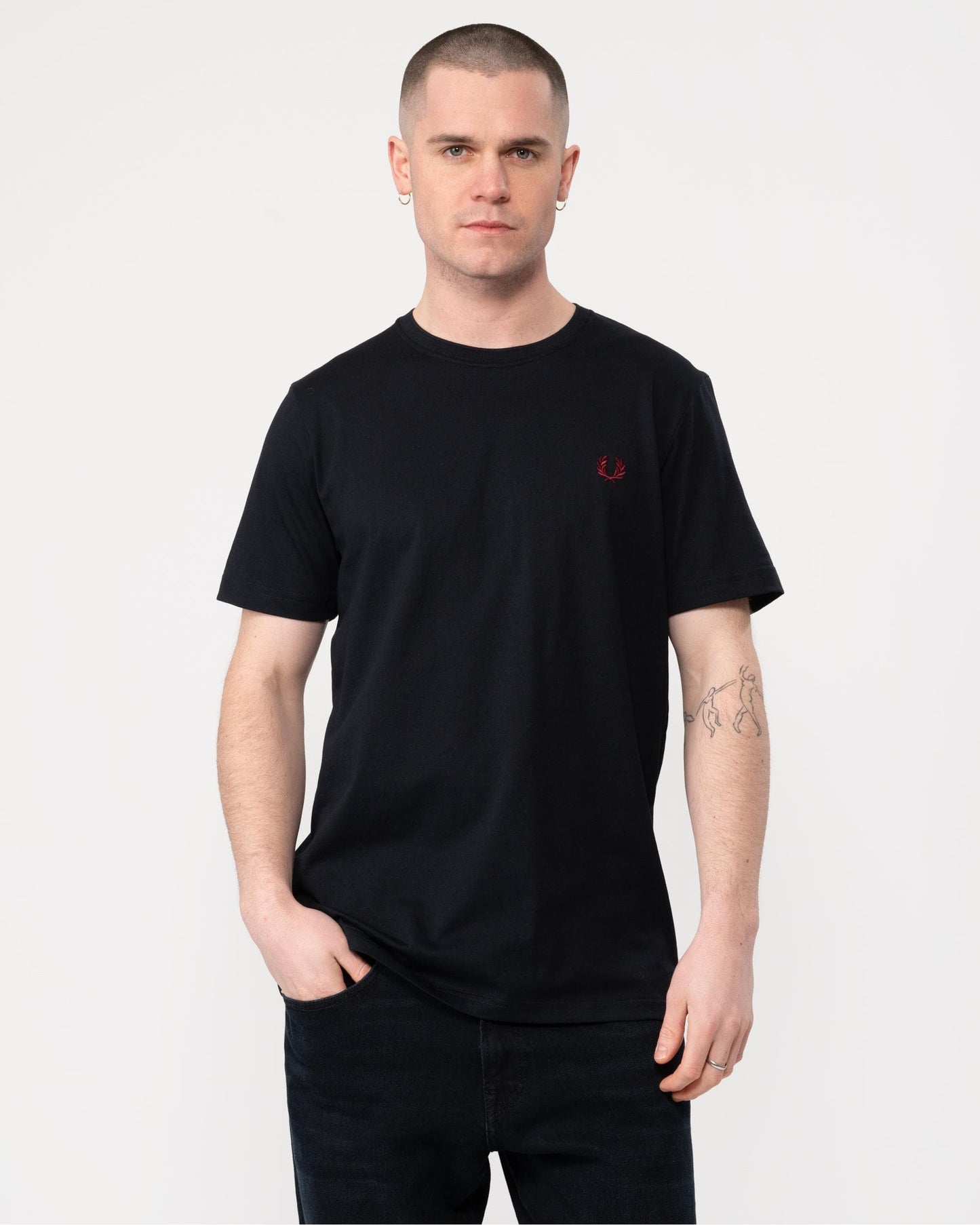 Fred Perry Mens Crew Neck T-Shirt