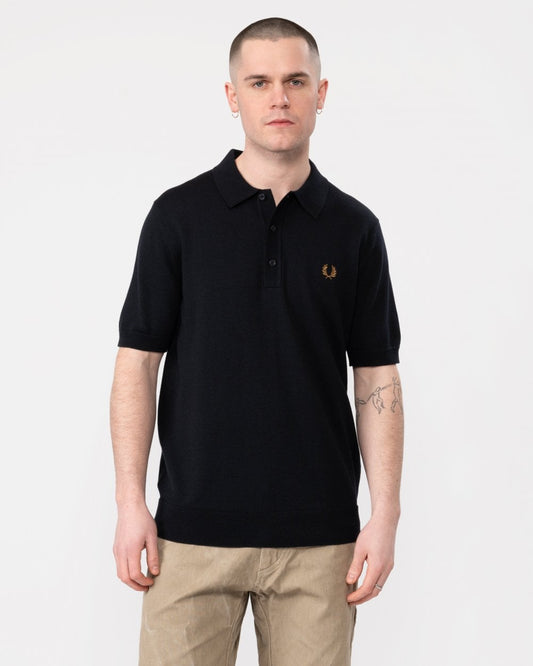 Fred Perry Fred Perry Mens Classic Knitted Shirt