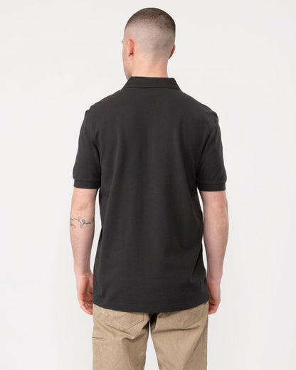 Fred Perry Mens Plain Signature Polo Shirt - Anchor Grey/Dark Caramel V07