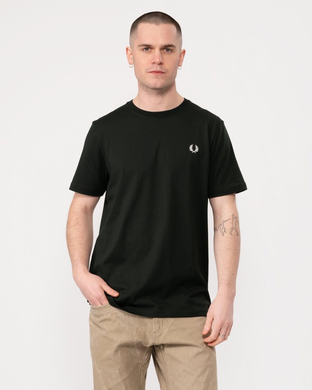 Fred Perry Mens Crew Neck T-Shirt