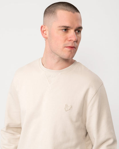 Lyle & Scott Tonal Eagle Mens Crew Neck Sweatshirt - W870 Cove