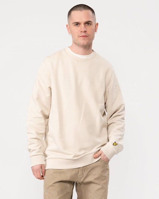 Lyle & Scott Lyle & Scott Loopback Embroidered Mens Crew Neck Sweatshirt