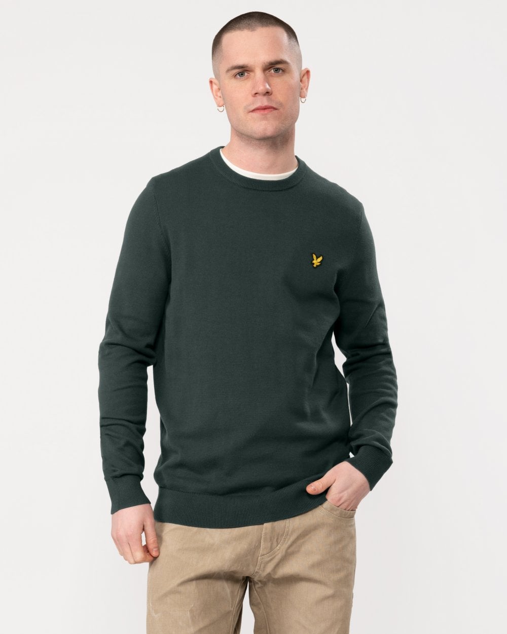 Lyle & Scott Cotton Mens Crew Neck Jumper
