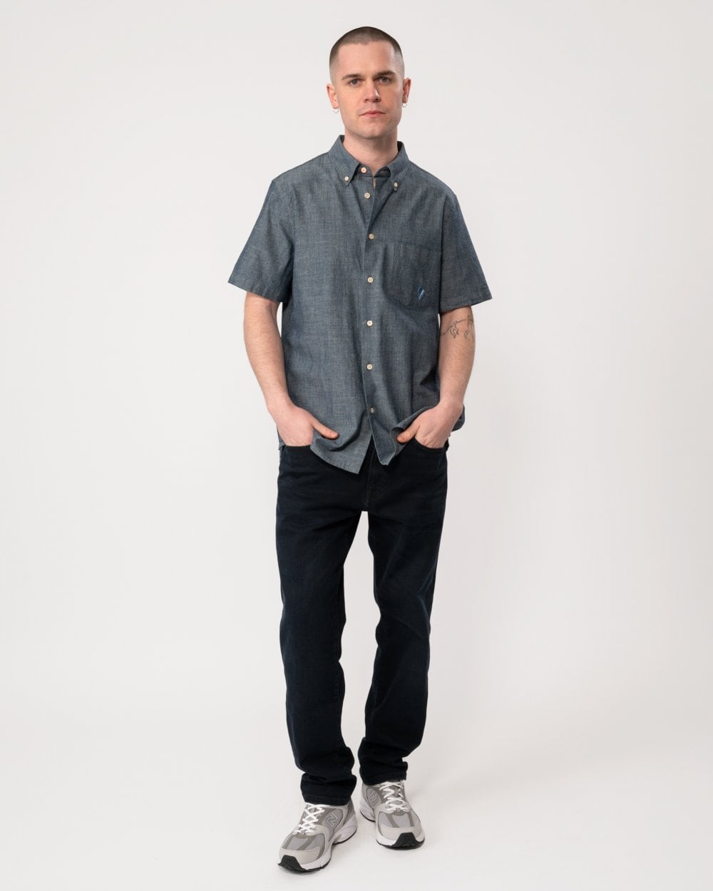 Paul Smith PS Paul Smith Mens Regular Fit Short Sleeve Broad Stripe Zebra Shirt