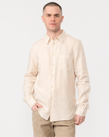 PS Paul Smith Mens Tailored Fit Long Sleeve Shirt - 60 Light Beige