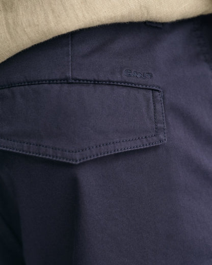 GANT Mens Relaxed Twill Cargo Shorts - 410 Marine