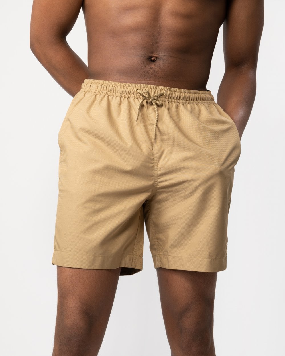 Fred Perry Mens Classic Swim Shorts - Warm Stone 363