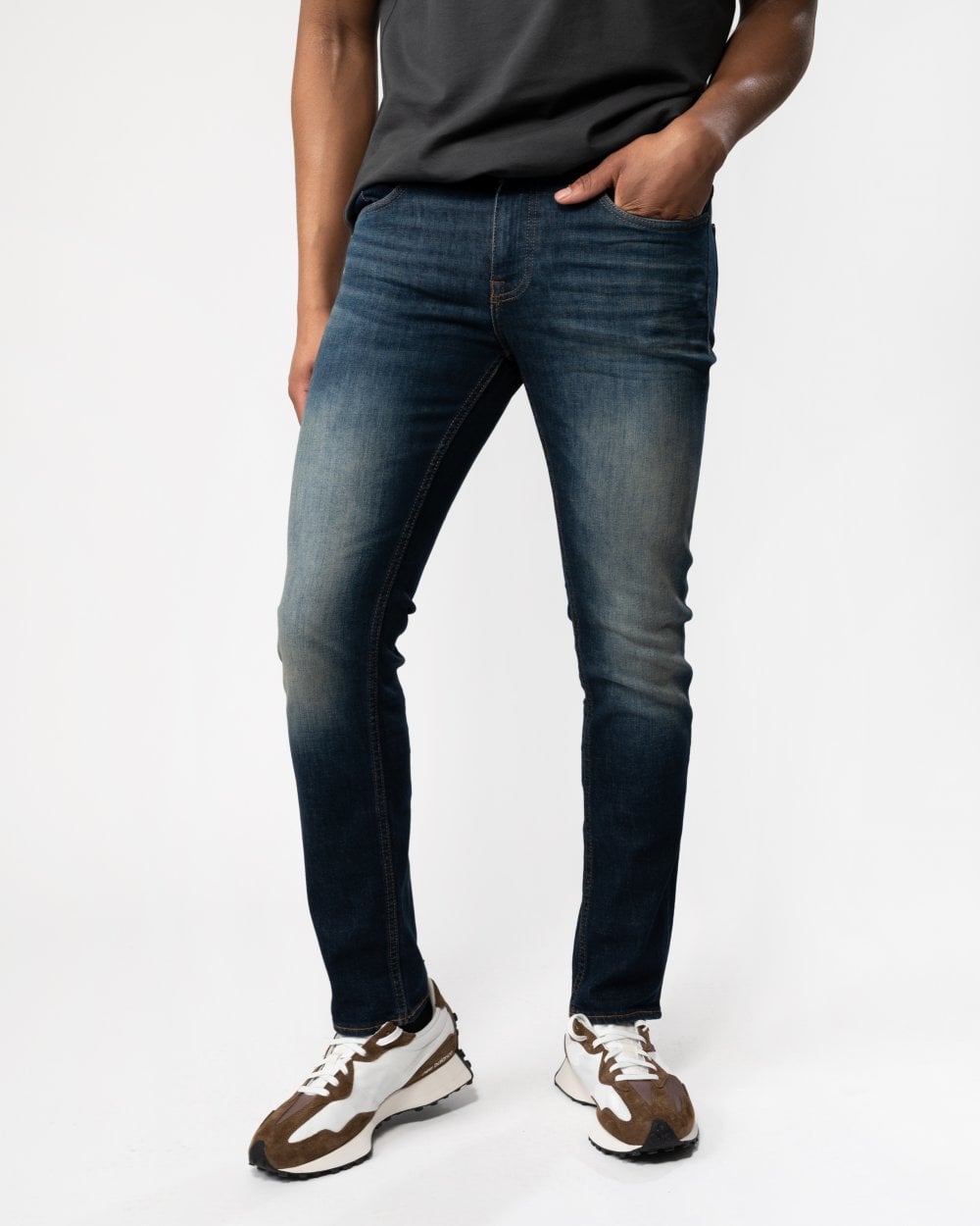 BOSS Orange BOSS Orange Delaware BC-C Mens Navy Jeans