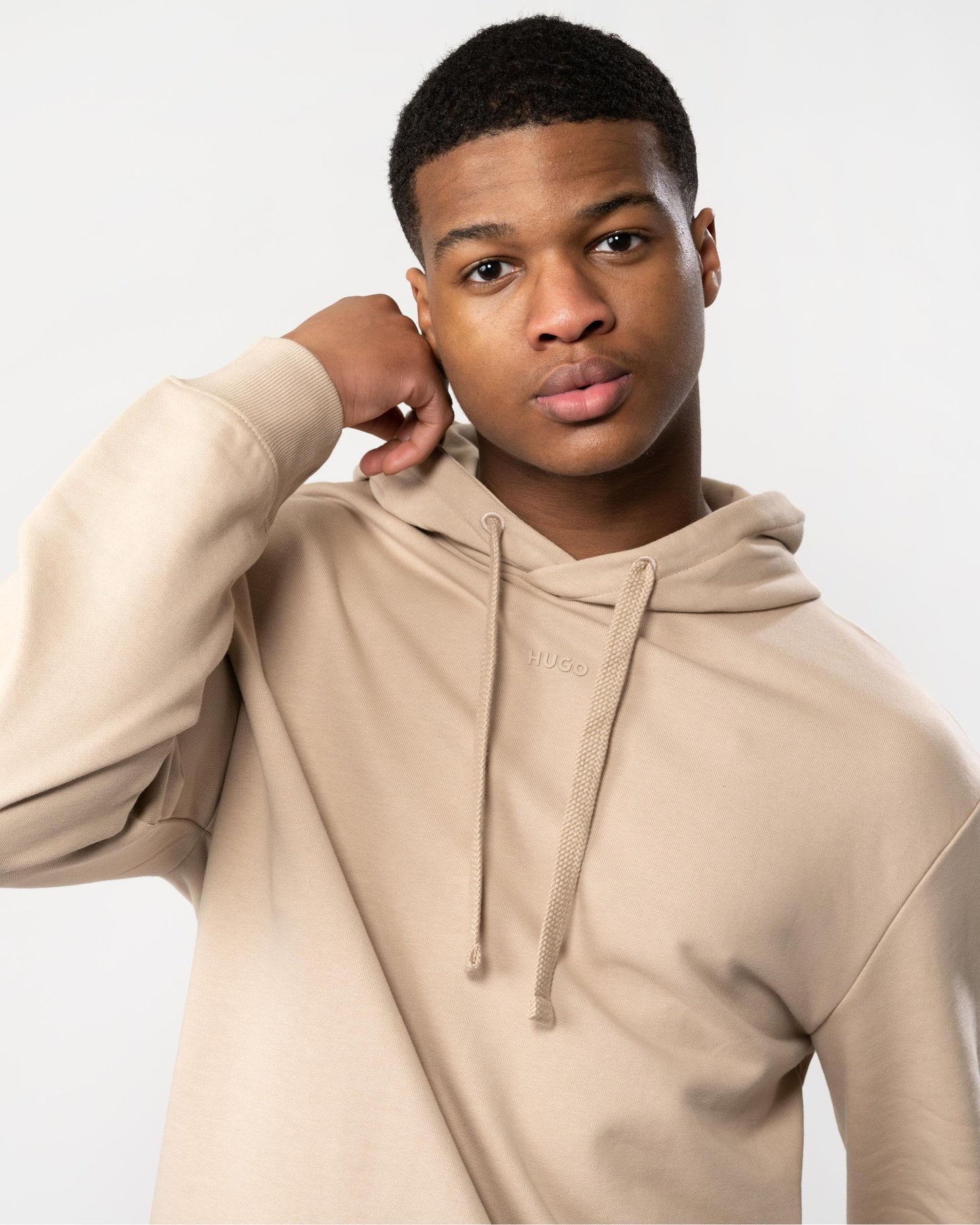 HUGO Dapo Mens Hoodie - Medium Beige 267