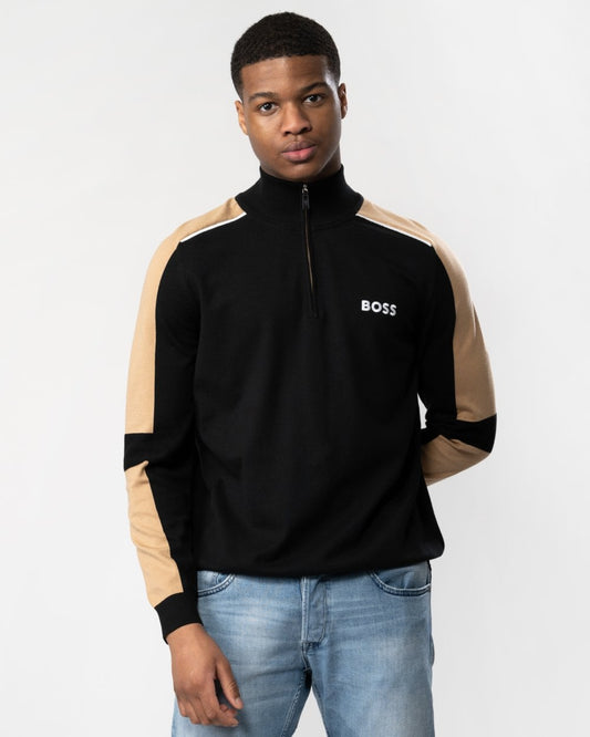 BOSS Green BOSS Green Zelchior-X Mens Funnel Neck Jumper 50504947