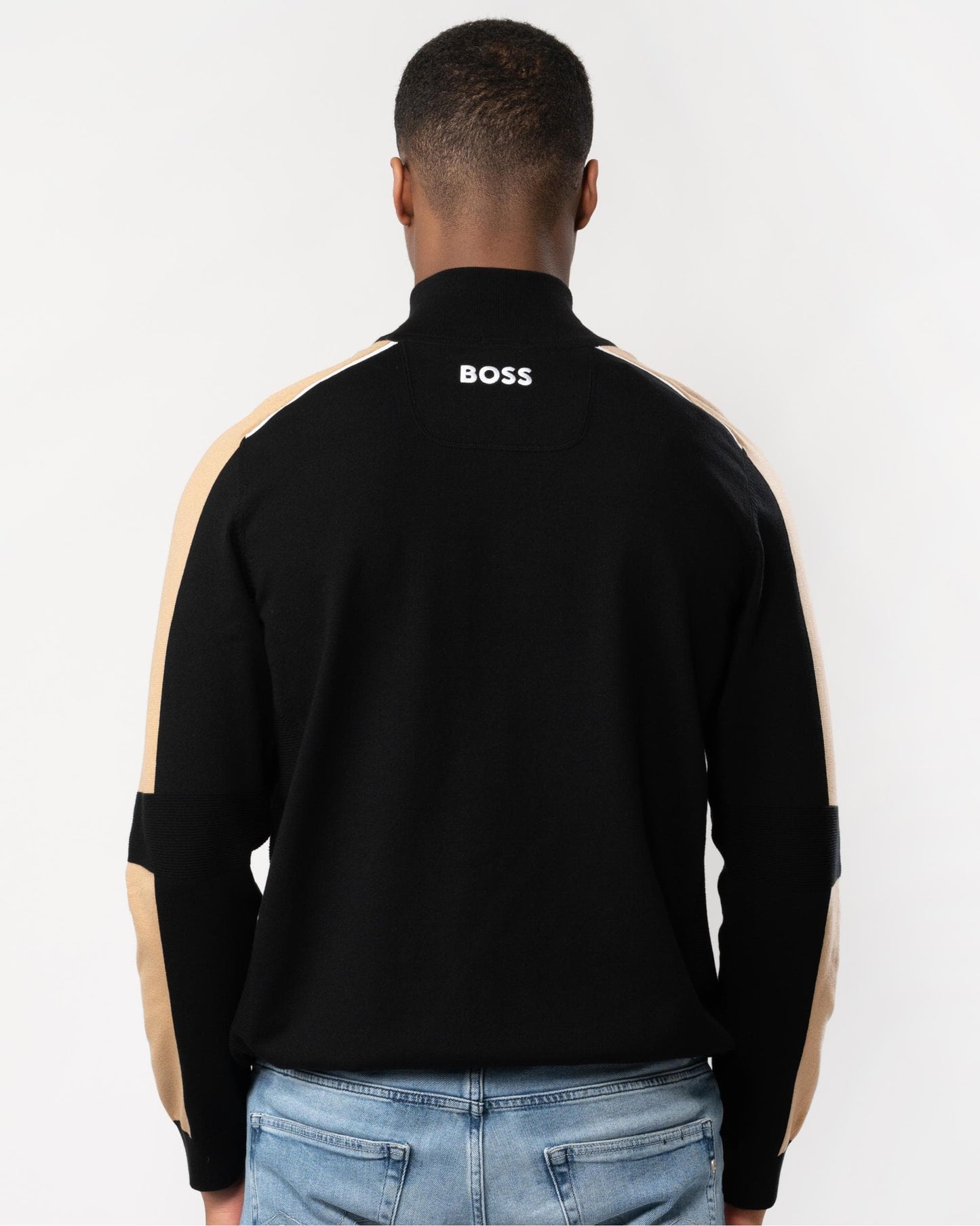 BOSS Green BOSS Green Zelchior-X Mens Funnel Neck Jumper 50504947