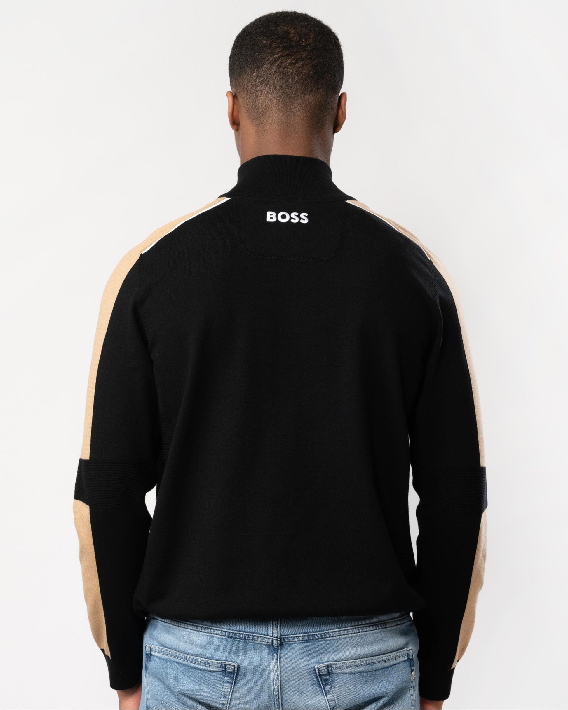 BOSS Green BOSS Green Zelchior-X Mens Funnel Neck Jumper 50504947
