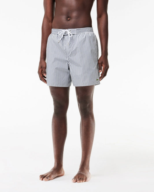 Lacoste Lacoste Mens Striped Swimming Shorts