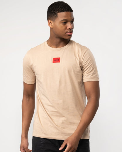 HUGO Diragolino212 Label Logo Mens T-Shirt