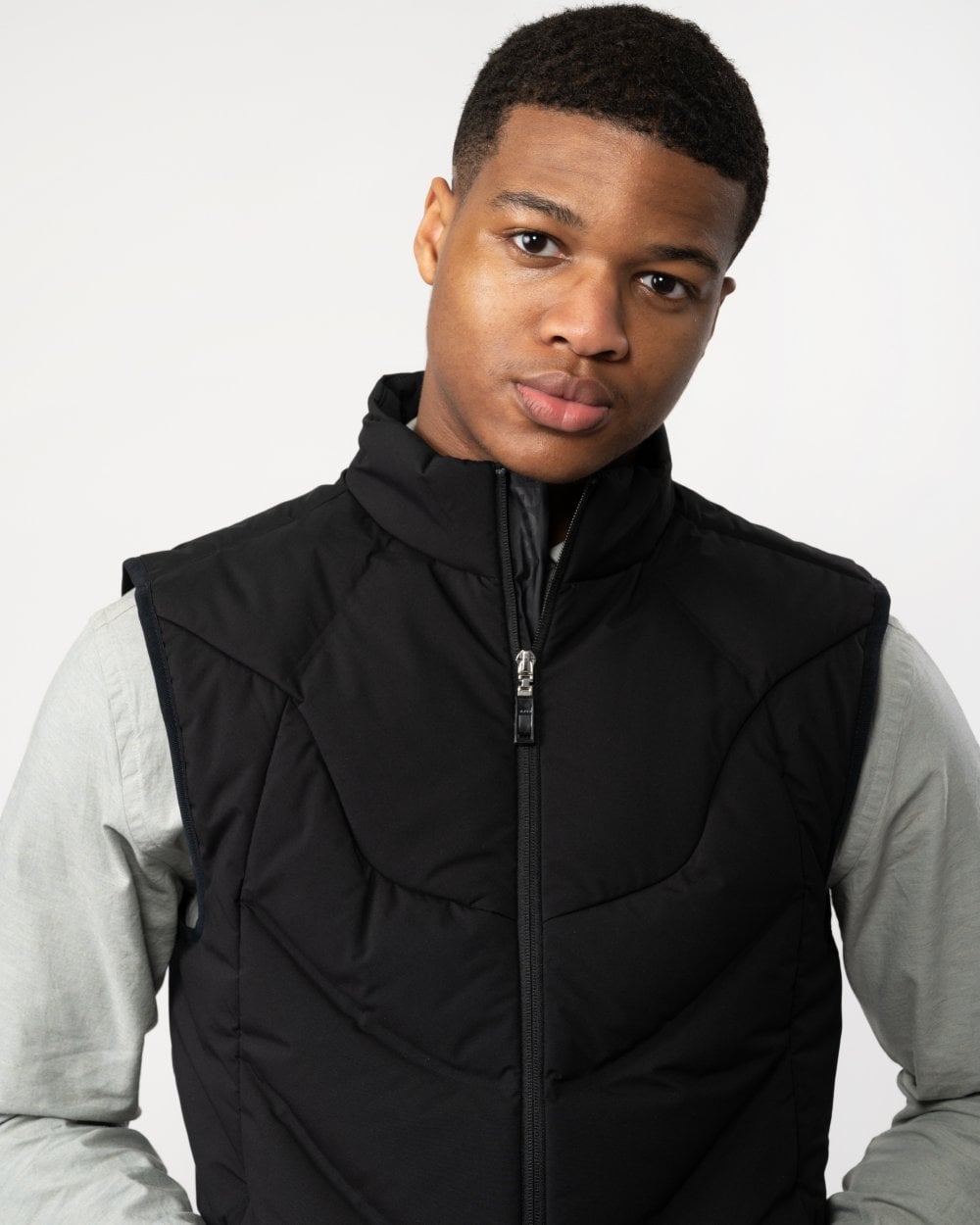 BOSS Green BOSS Green V Titanium Mens Water-Repellent Down Gilet