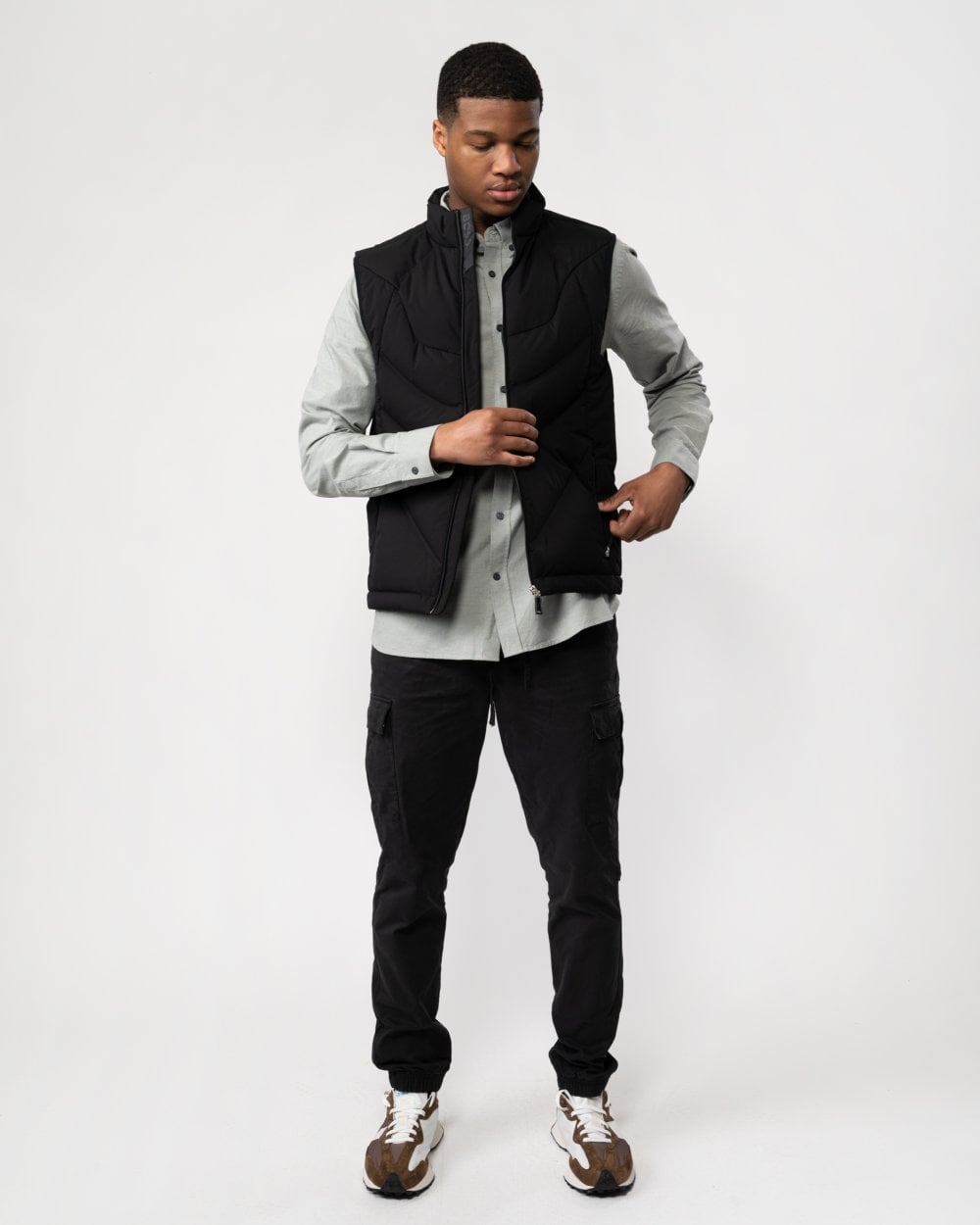 BOSS Green BOSS Green V Titanium Mens Water-Repellent Down Gilet