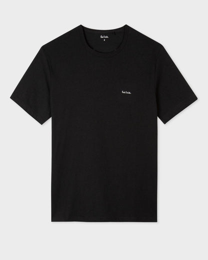 Paul Smith 3 Pack Mens Script Logo T-Shirts - 79 Black