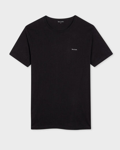 Paul Smith 3 Pack Mens Script Logo T-Shirts - 2A White/Navy/Black