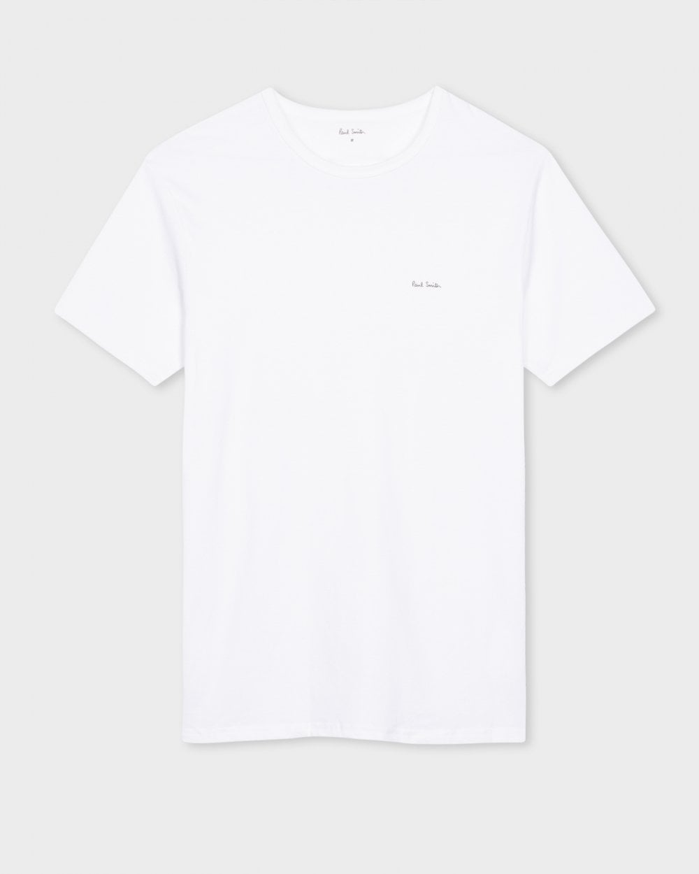 Paul Smith 3 Pack Mens Script Logo T-Shirts - 01 White