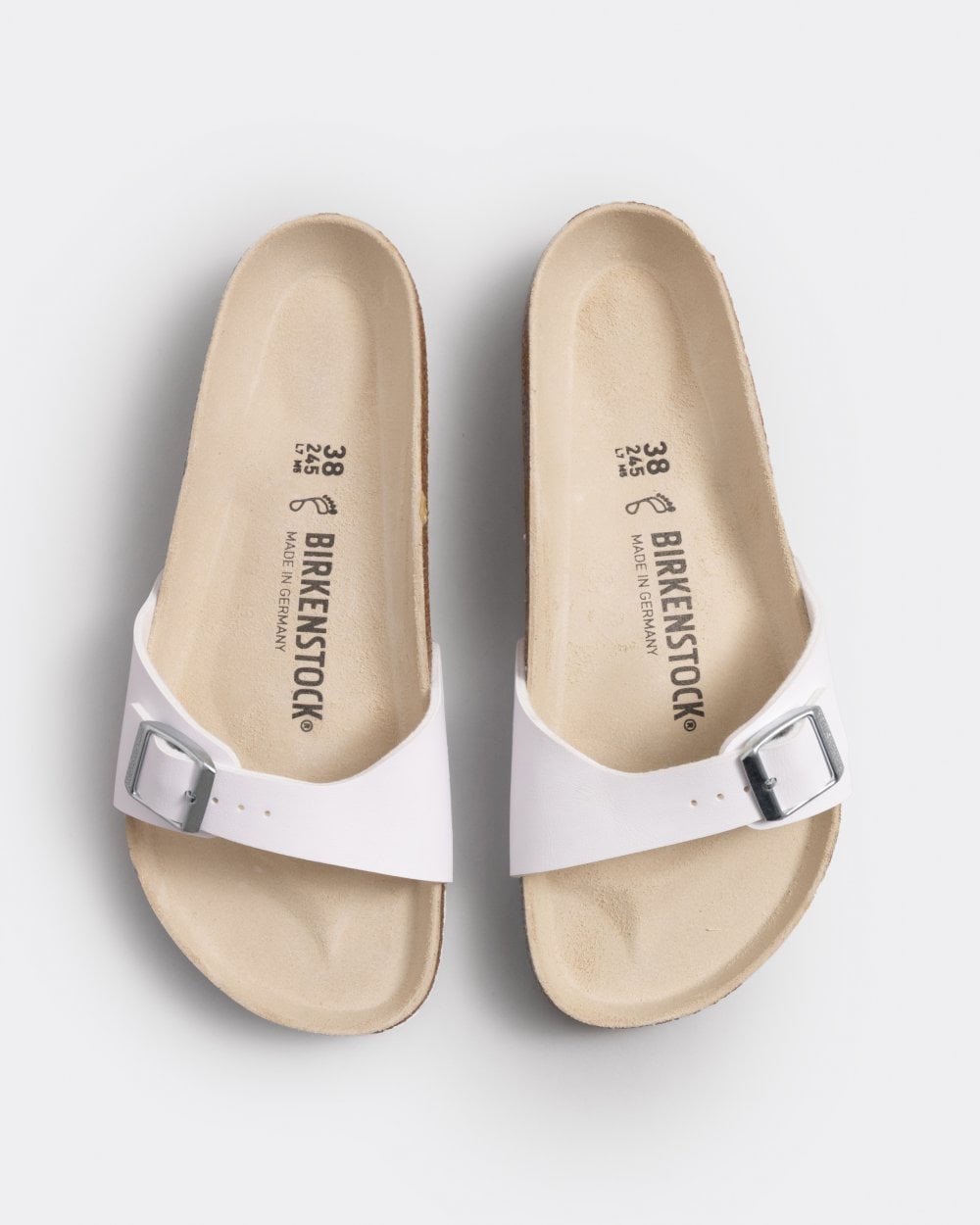Birkenstock Madrid BF Womens Sandals - White
