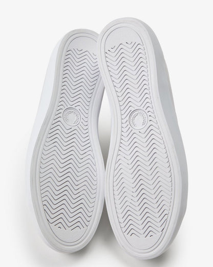 Fred Perry Baseline Mens Leather Trainers - White 200
