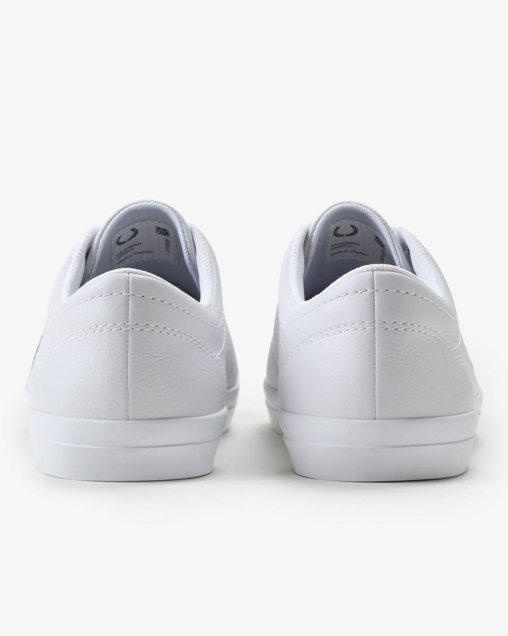 Fred Perry Baseline Mens Leather Trainers - White 200