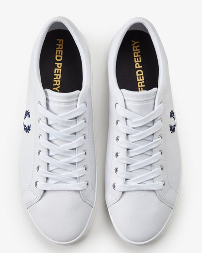 Fred Perry Baseline Mens Leather Trainers - White 200