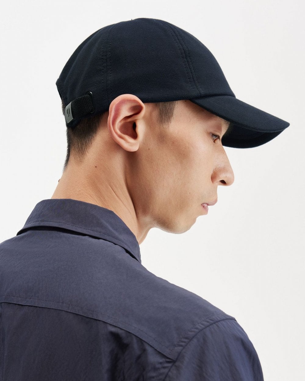 Fred Perry Classic Piqué Cap - Navy/Shadedstone U52