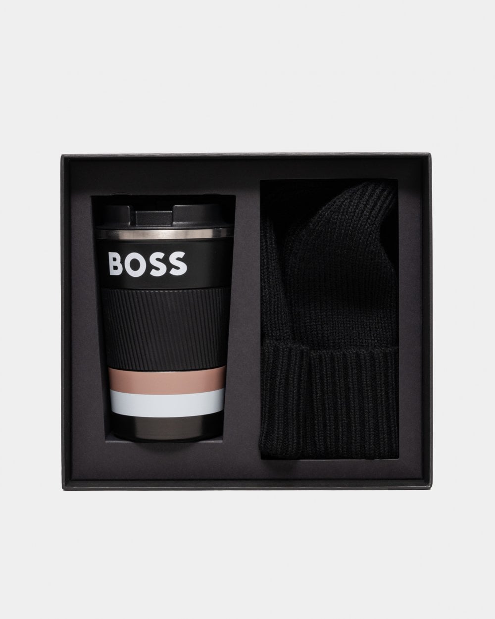 BOSS Orange Mens Mug & Beanie Gift Set