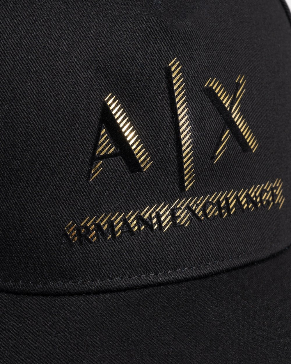 Armani Exchange Mens 3D A|X Logo Baseball Cap