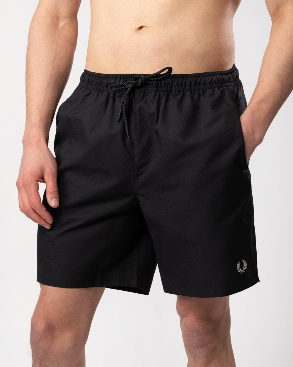 Fred Perry Mens Classic Swim Shorts - Black 253