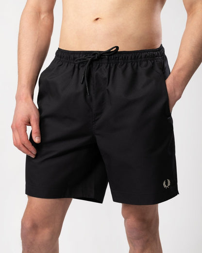 Fred Perry Mens Classic Swim Shorts - Black 253