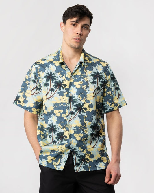Paul Smith PS Paul Smith Mens 'Eyes On The Sky' Print Short-Sleeve Shirt