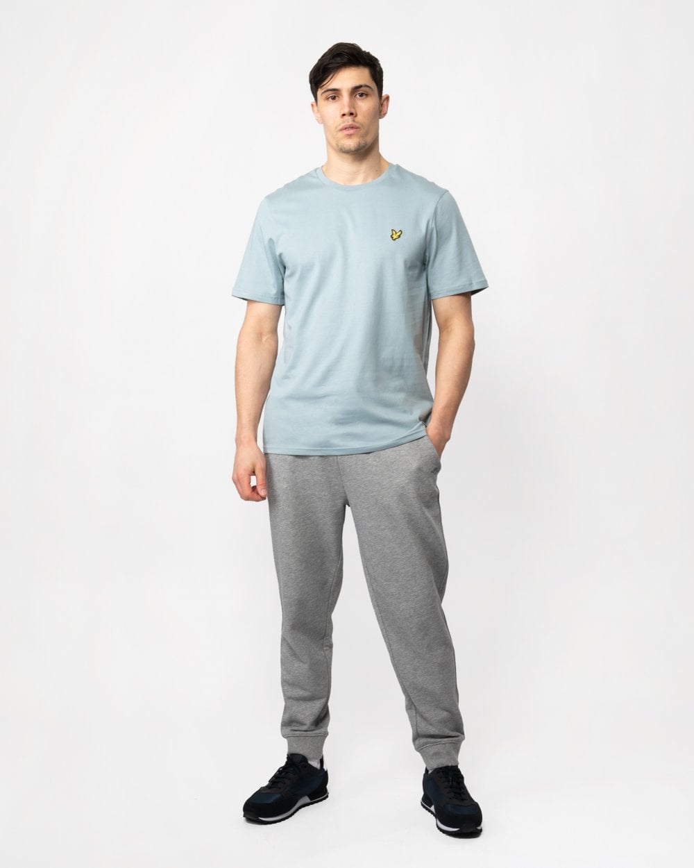 Lyle & Scott Plain Mens T-Shirt TS400VOG - A19 Slate Blue