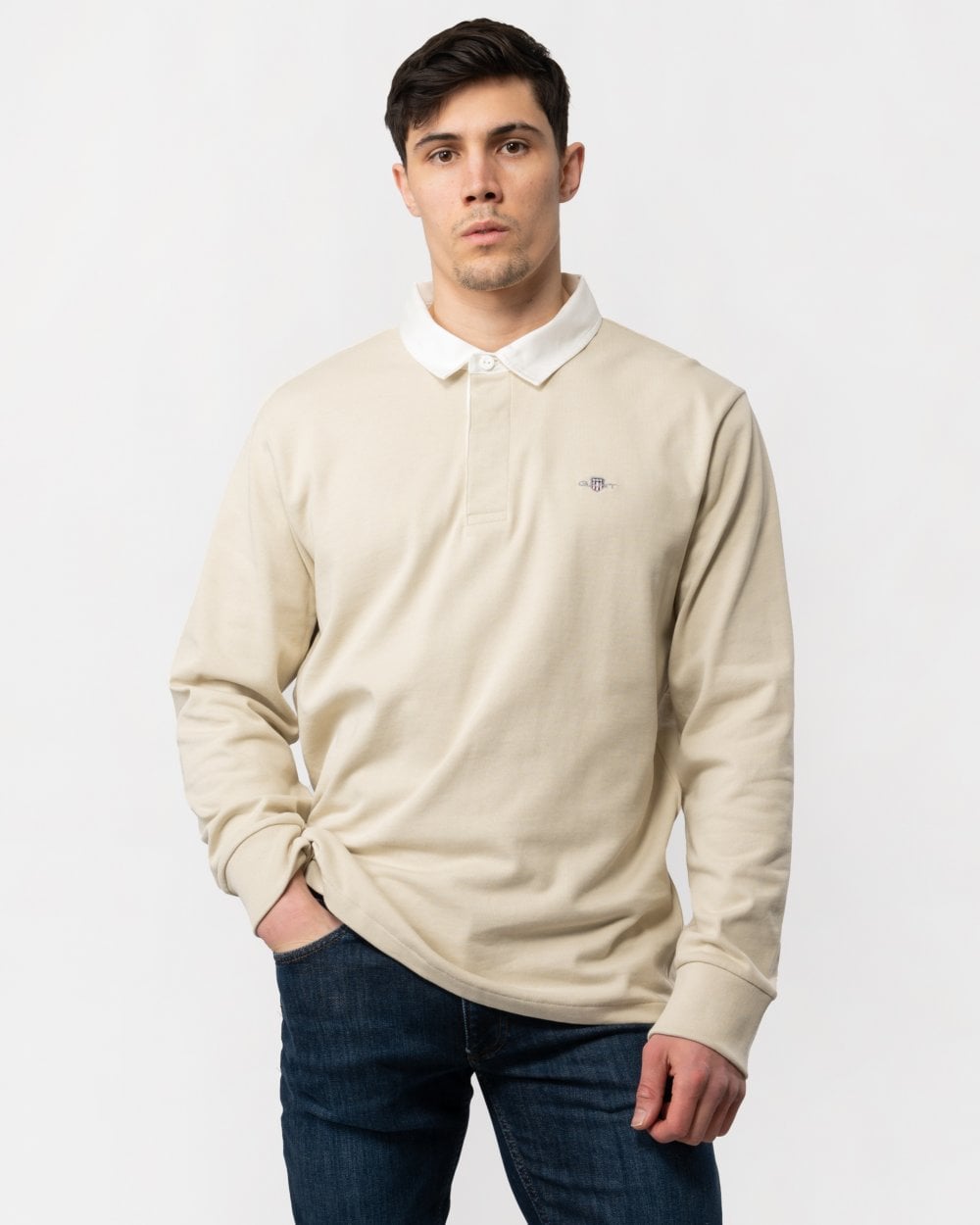 GANT Mens Regular Fit Shield Logo Heavy Rugger