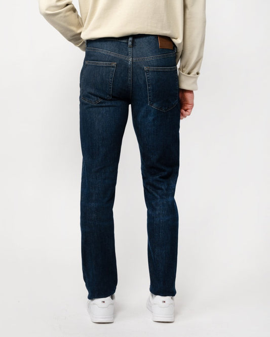 GANT Mens Slim Fit Jeans - 961 Dark Blue Worn In