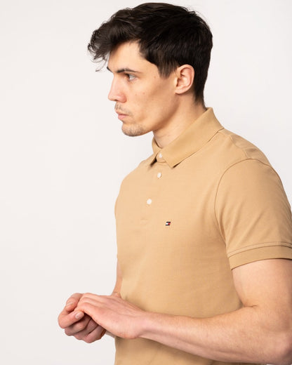 Tommy Hilfiger Core 1985 Slim Mens Polo Shirt - Classic Khaki