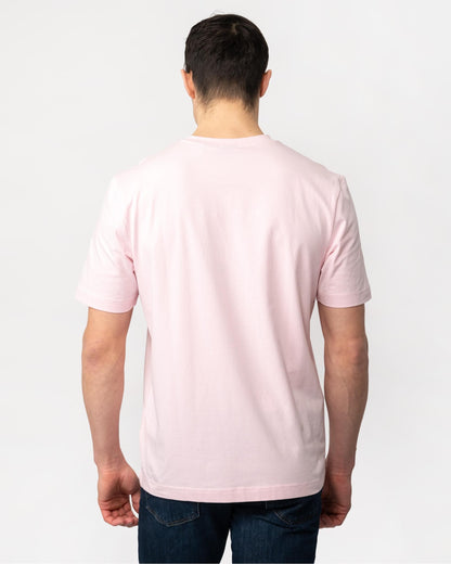BOSS Orange TChup Mens Crew Neck Small Logo T-Shirt - Light/Pastel Pink 682