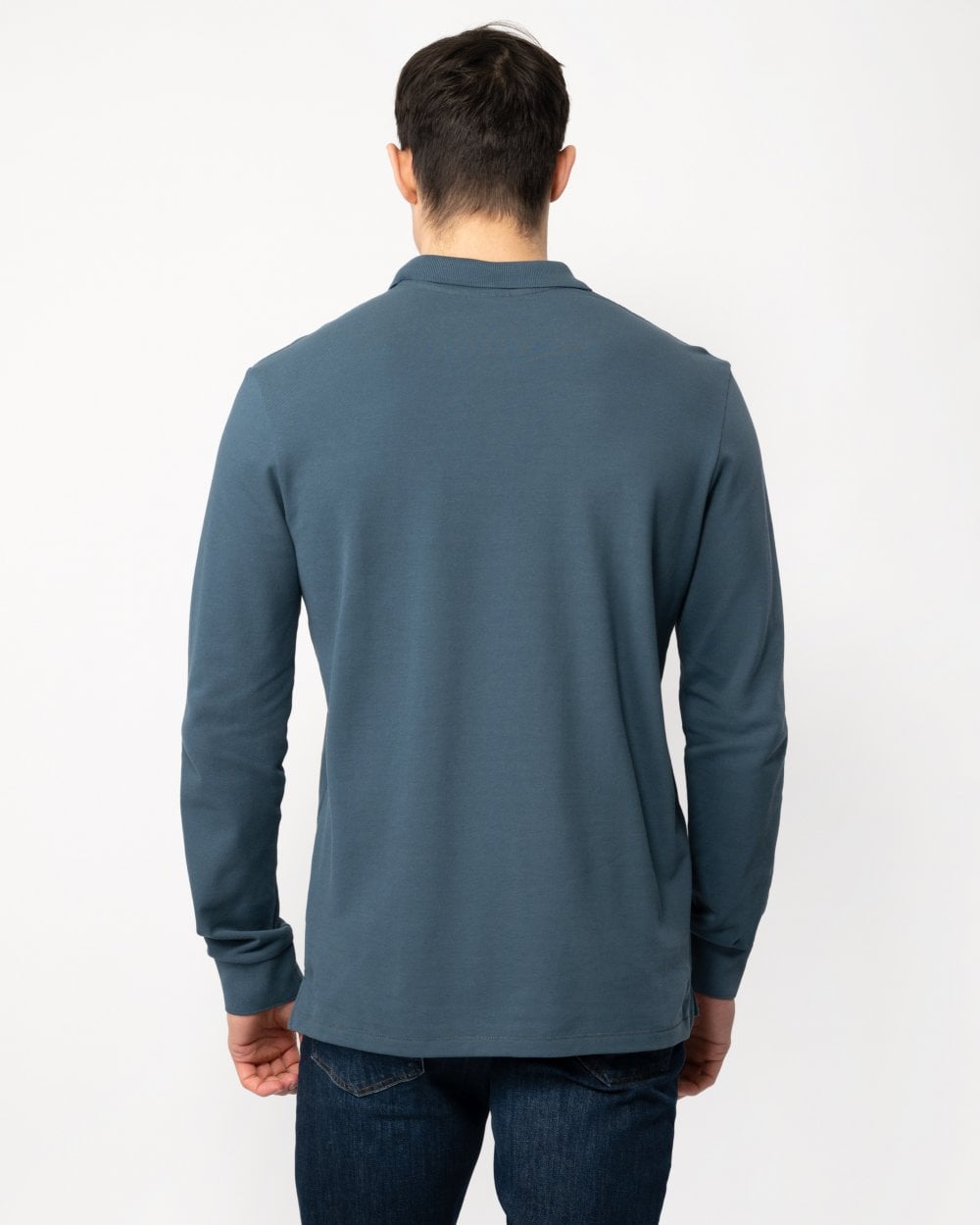 Paul Smith PS Paul Smith Mens Regular Fit Long Sleeve Zebra Polo